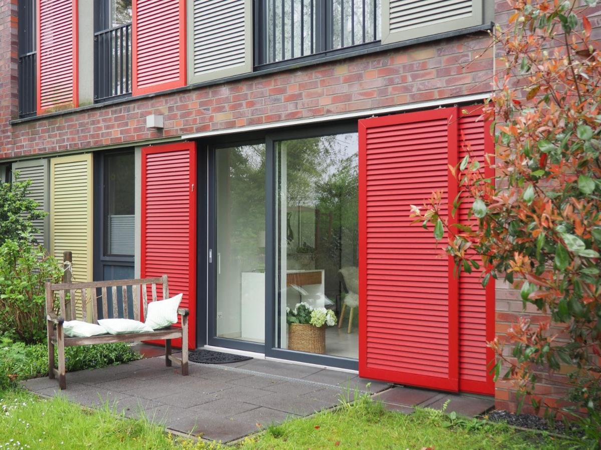 Schickes Wohnstudio Mit Garten Am Aasee อิบเบนบูเริน ภายนอก รูปภาพ
